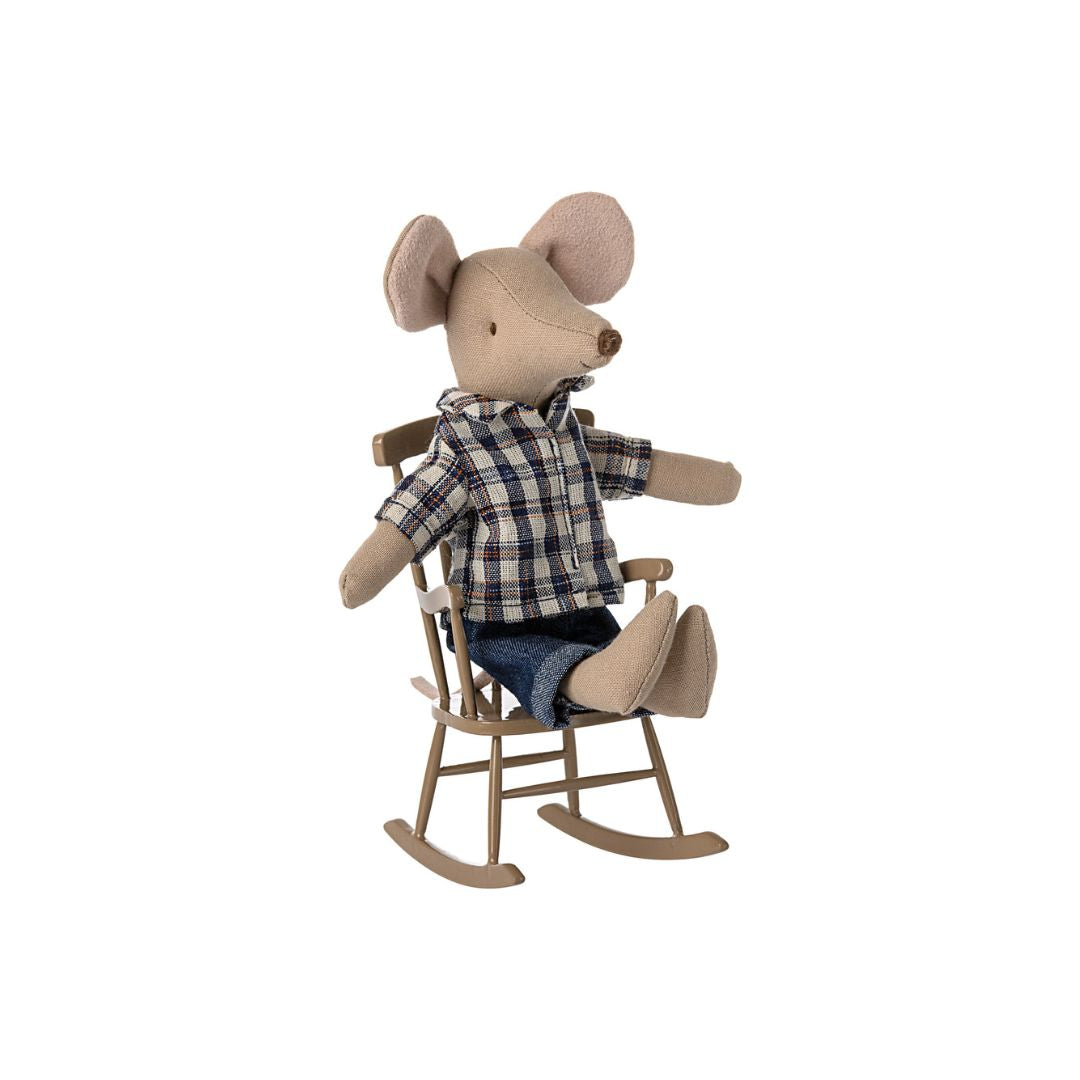 Maileg Rocking Chair - Light Brown (Mouse)