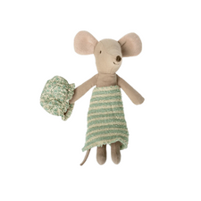 Maileg Wellness Mouse - Mint Green (Big Sister/Brother)