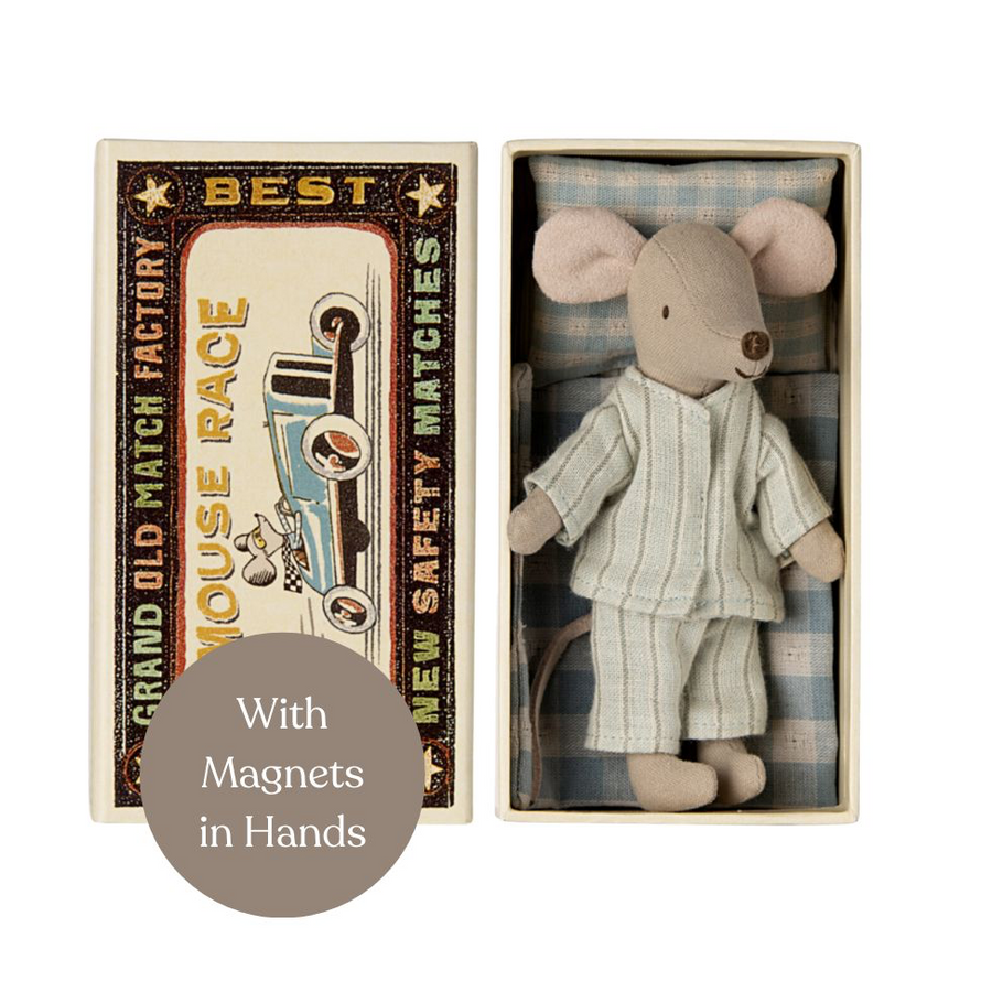 Maileg Mouse in Matchbox - Pajamas 2024 (Big Brother)