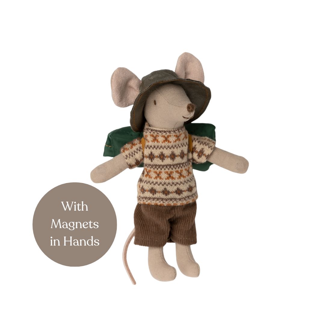 Maileg HIker Mouse (Big Brother)