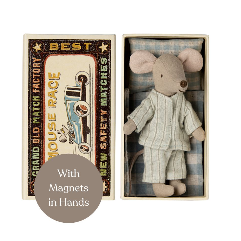 Maileg Mouse in Matchbox - Pajamas 2024 (Big Brother)