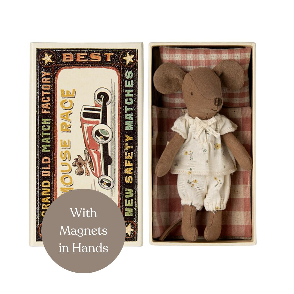 Maileg Mouse in Matchbox - Pajamas 2024 (Big Sister)