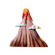 Volcano, Clouds & Lava | Wooden Toy