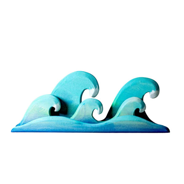 置物 Ocean Waves Bumbu Toys Wooden Water Waves I Imaginative Ocean-Themed Playset