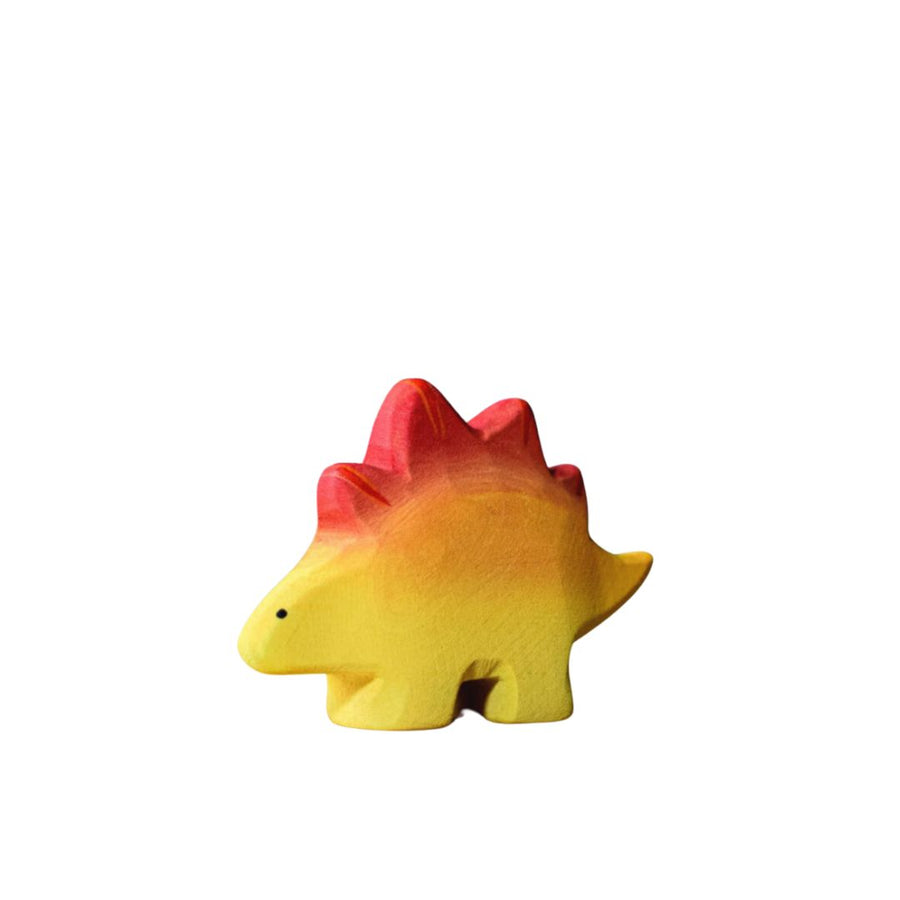 Bumbu Toys Wooden Baby Stegosaurus Dinosaur