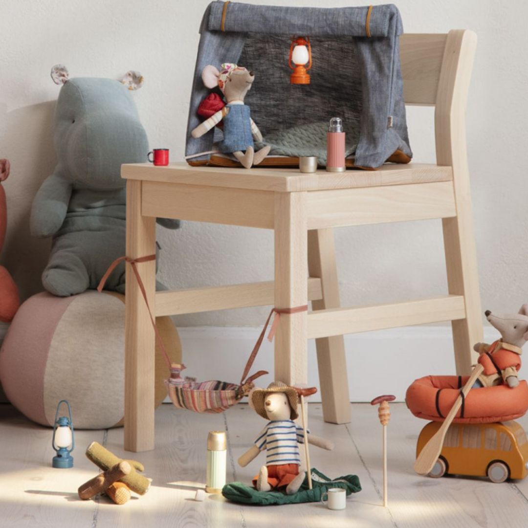 Maileg Thermos and Cups - Soft Coral (Mouse)