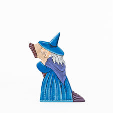 Old Witch | Wooden Halloween Toy