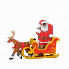 Handmade Christmas Sleigh by Wooden Caterpillar