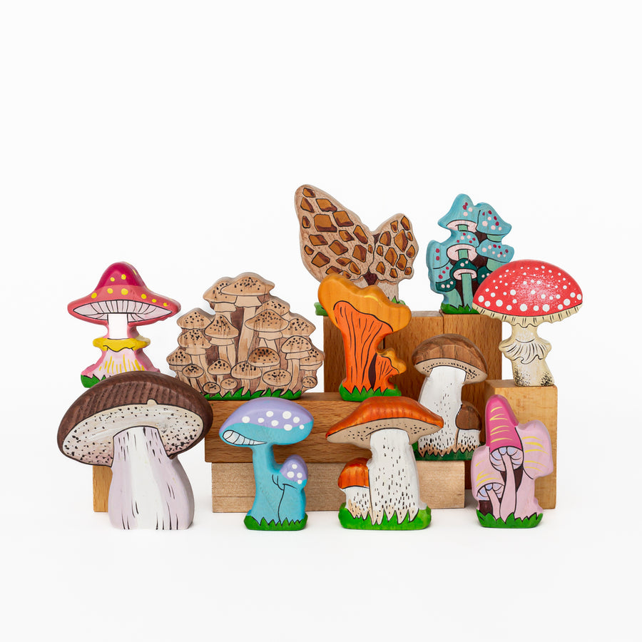 Chanterelles | Wooden Toy Figurine