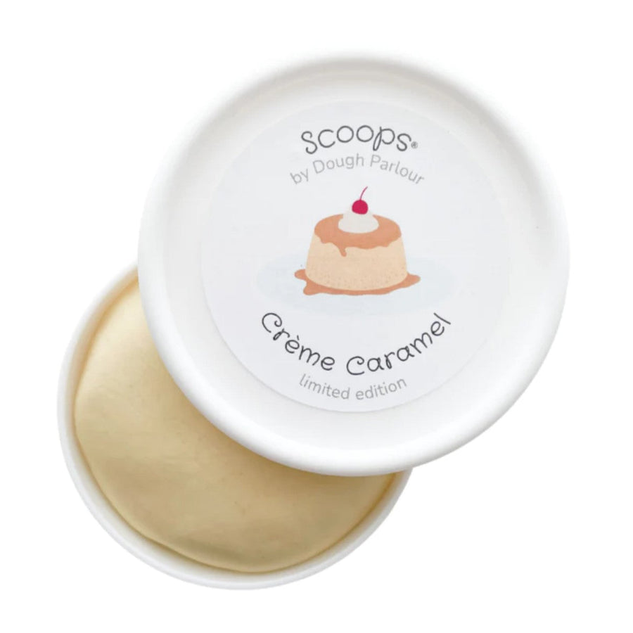 Dough Parlour Sensory Play Limited Edition  Scoops® Creme Caramel Dough (Made in Canada) Limited Edition Pumpkin Spice Dough | Biodegradable