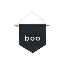 Imani Collective Décor "boo" Hang Sign by Imani Collective "Boo" Organic Canvas Hang Sign | Halloween Accessories for Kids | The Playful Peacock