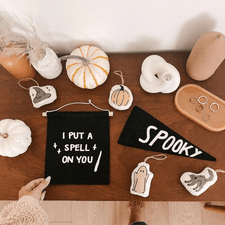 Imani Collective Décor "I Put a Spell on You" Halloween Hang Sign by Imani Collective Creepin' it Real Hang Sign | Halloween Decor for Kids | The Playful Peacock