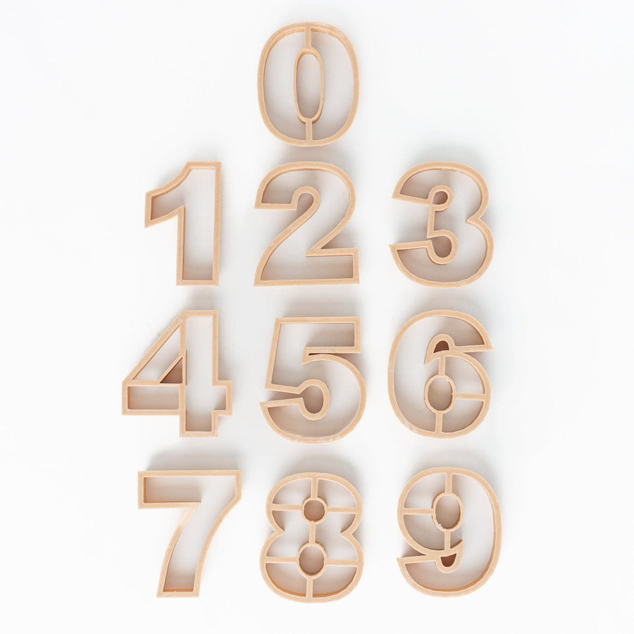 Kinfolk Pantry Sensory Play Numbers Eco Cutter Set