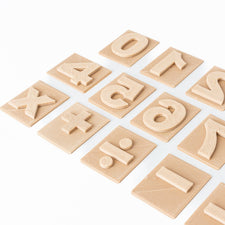 Kinfolk Pantry Sensory Play Numbers & Math's Eco Stamp Set
