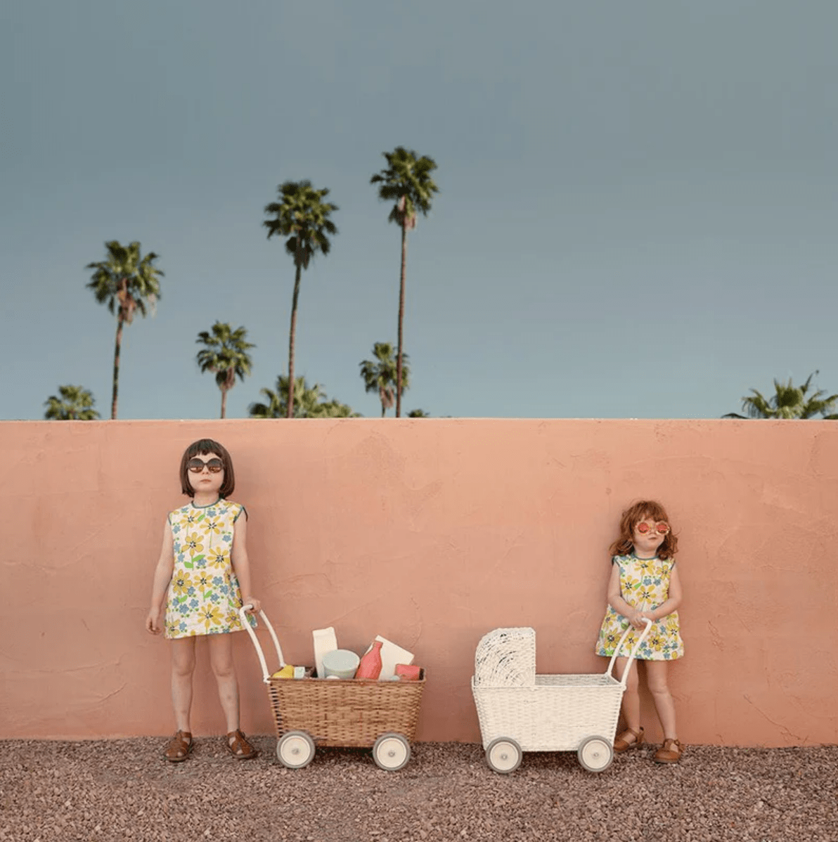 Olli Ella Rattan Convertible Rattan Strolley (Natural) by Olli Ella Natural Hand-Woven Rattan Basket on Wheels | Sustainable Rattan Toys | The Playful Peacock