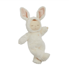 Olli Ella Soft Toys Cozy Dinkum Doll (Bunny Moppet) by Olli Ella Mousy Pickle Cozy Dinkum Doll | Plush Cotton Cuddly Companion for Newborns and Toddlers