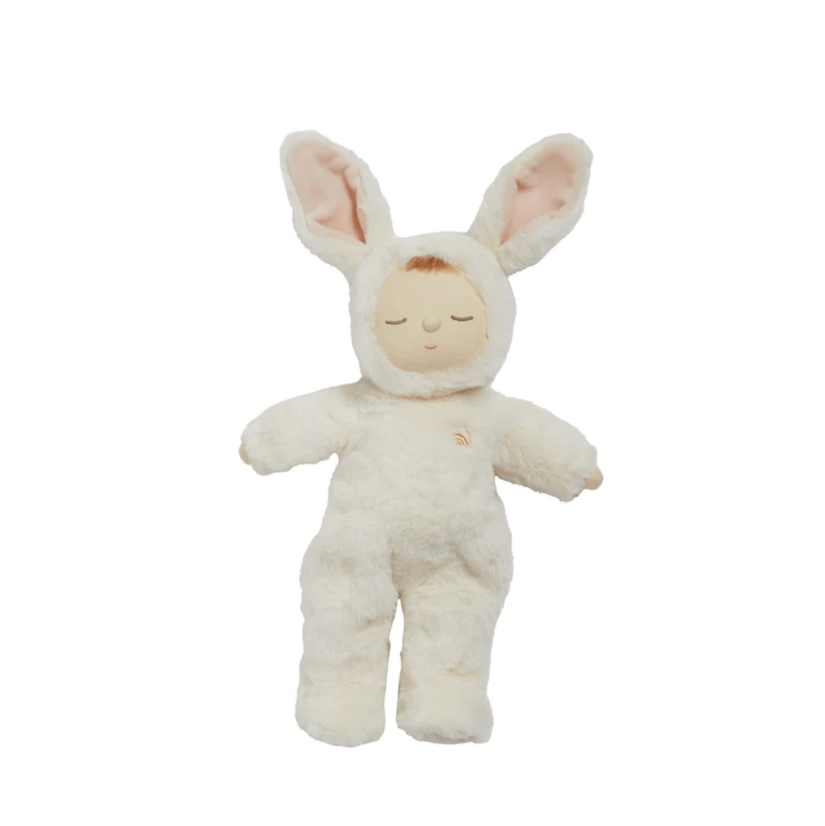 Olli Ella Soft Toys Cozy Dinkum Doll (Bunny Moppet) by Olli Ella Mousy Pickle Cozy Dinkum Doll | Plush Cotton Cuddly Companion for Newborns and Toddlers