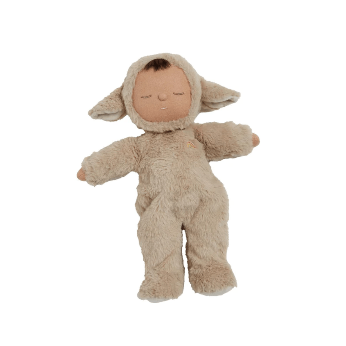 Olli Ella Rattan Cozy Dinkum Doll (Lamby Pip) by Olli Ella Wamble Walker: Handmade Rattan Toy for Toddlers | Sustainable Kids' Decor