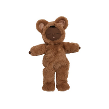 Olli Ella Soft Toys Cozy Dinkum Doll (Teddi Mini) by Olli Ella Teddi Mini Cozy Dinkum Doll | Plush Cuddly Companion for Newborns and Toddlers