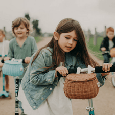 Olli Ella Rattan Mini Chari Rattan Bag (Natural) by Olli Ella Natural Rattan Bag - Versatile & Sustainable Kids' Accessory | The Playful Peacock