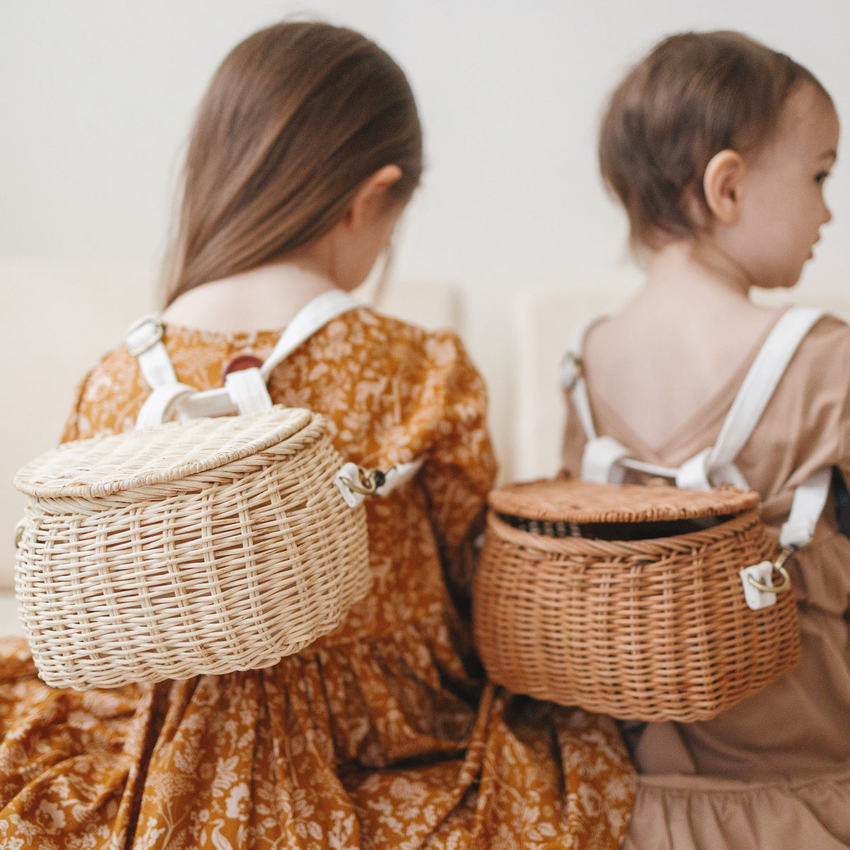 Olli Ella Rattan Chari Bag Straw I The Playful Peacock