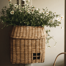 Olli Ella Rattan Rattan Hanging Hutch (Natural) by Olli Ella Handmade Rattan Bag - Versatile & Sustainable Kids' Accessory | The Playful Peacock