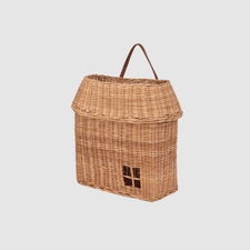 Olli Ella Rattan Rattan Hanging Hutch (Natural) by Olli Ella Handmade Rattan Bag - Versatile & Sustainable Kids' Accessory | The Playful Peacock