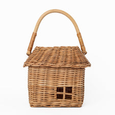 Olli Ella Rattan Rattan Hutch Basket (Small) by Olli Ella Olli Ella Rattan Berry Basket I Rattan Nursery Decor