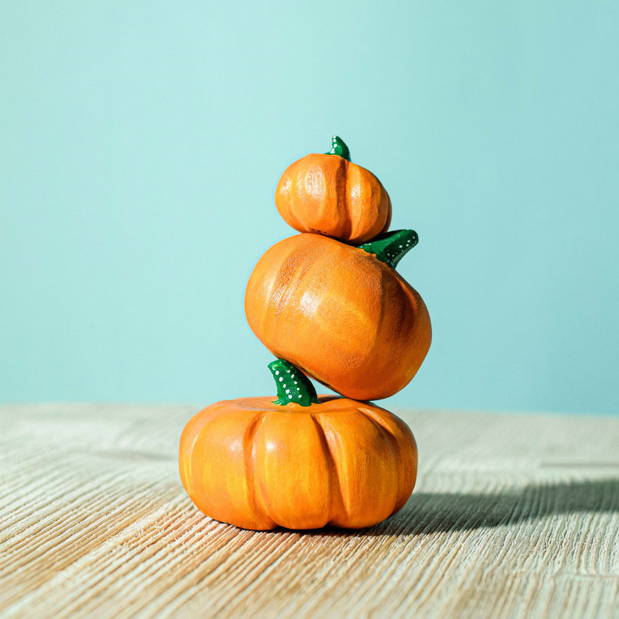 PRE-ORDER Pumpkin Set (3 pcs) | Wooden Toy