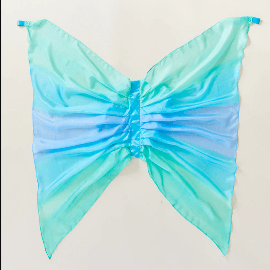 Sarah's Silks Dress Up Play Dress-Up Fairy/Butterfly Wings (Mermaid Collection - Sea)