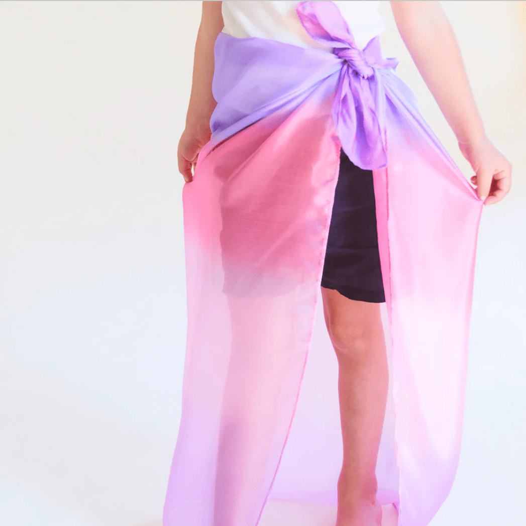 Enchanted Play Silk (Blossom) by Sarah's Silks The Playful Peacock