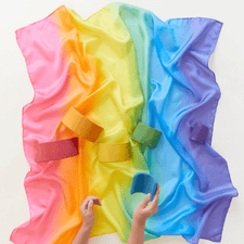 Sarah's Silks Play Silks Enchanted Play Silk - Rainbow