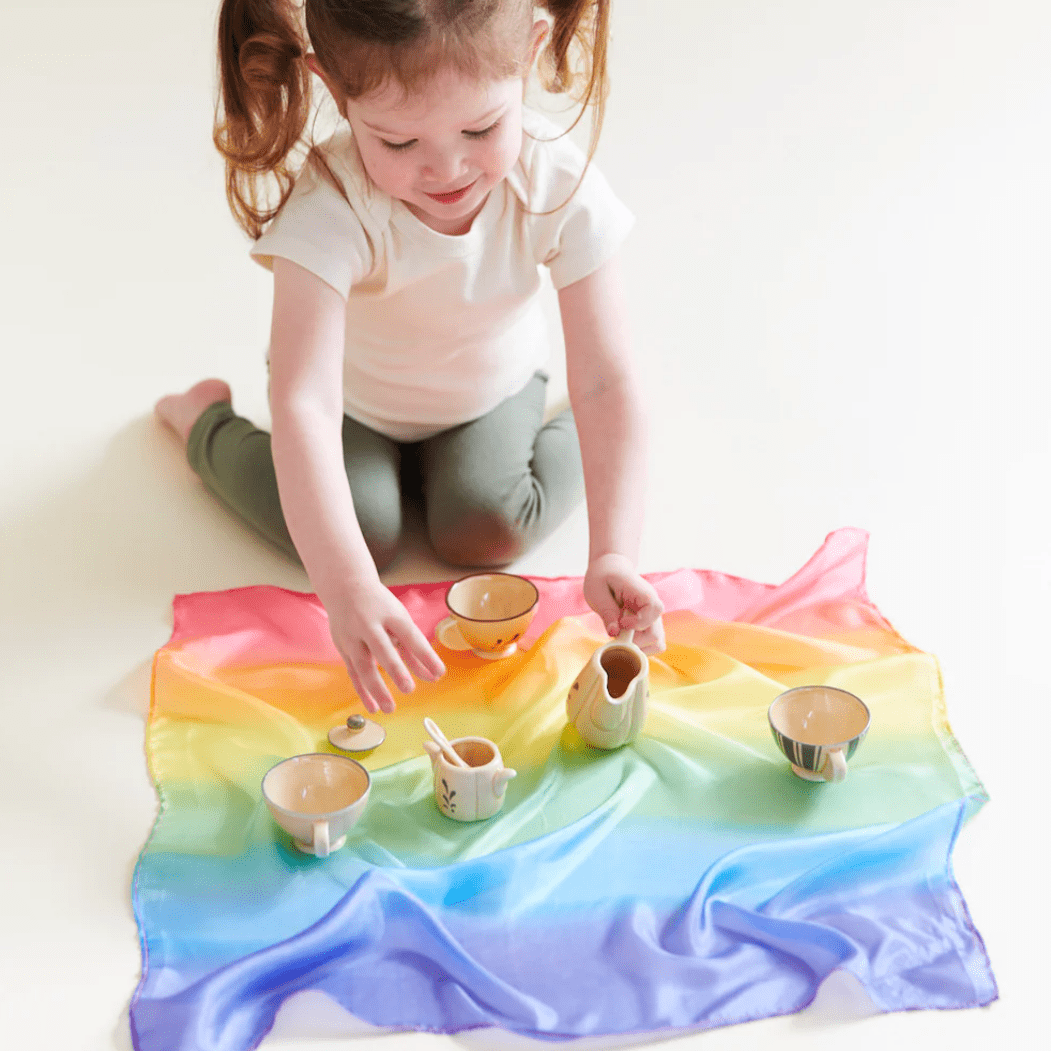 Sarah's Silks Play Silks Mini Enchanted Play Silk - Rainbow