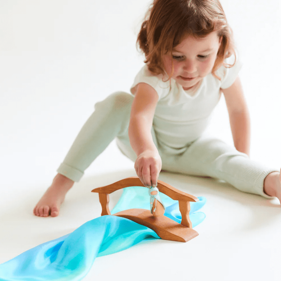 Sarah's Silks Play Silks Mini Enchanted Play Silk - Sea
