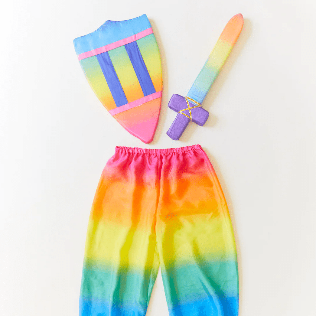 100% Silk Dress-Up Genie Pants - Rainbow  Eco-Friendly Kids' Costume – The  Playful Peacock