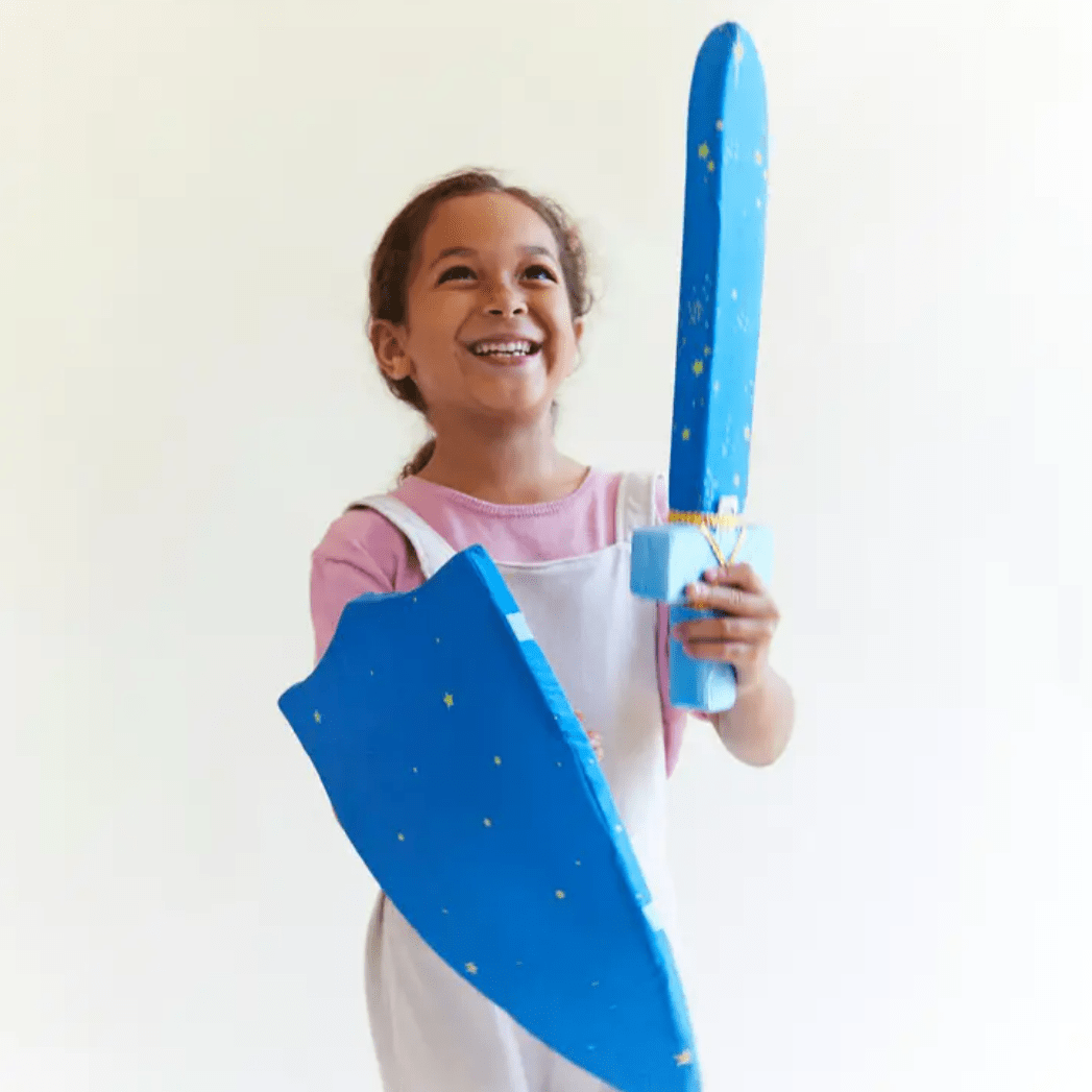 Sarah's Silks Dress Up Play Silk Covered Toy Shield (Star)