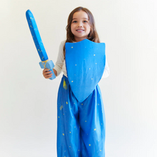 Sarah's Silks Dress Up Play Silk Covered Toy Sword (Star) by Sarah's Silks