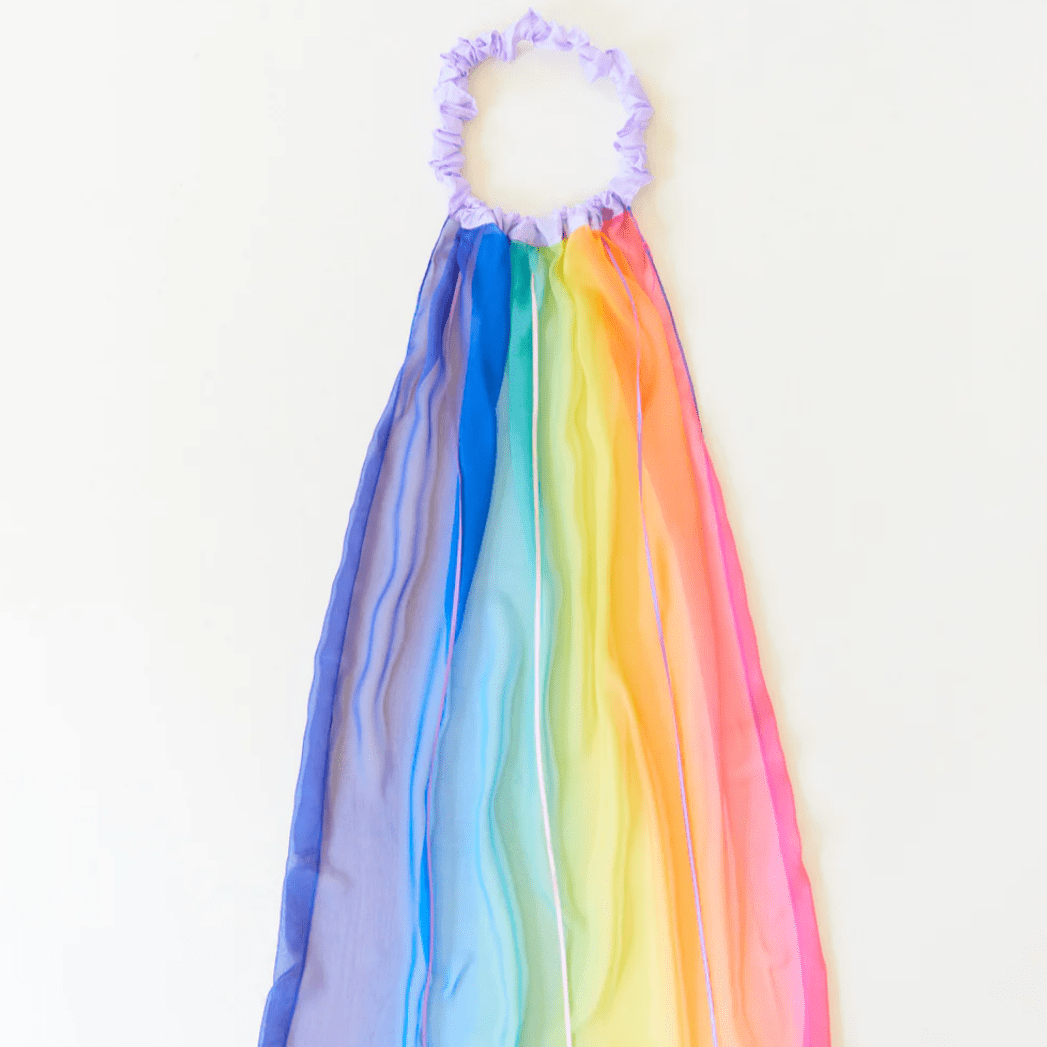 Sarah's Silks Play Silks Silk Georgette Rainbow Veil by Sarah's Silks