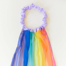 Sarah's Silks Play Silks Silk Georgette Rainbow Veil by Sarah's Silks