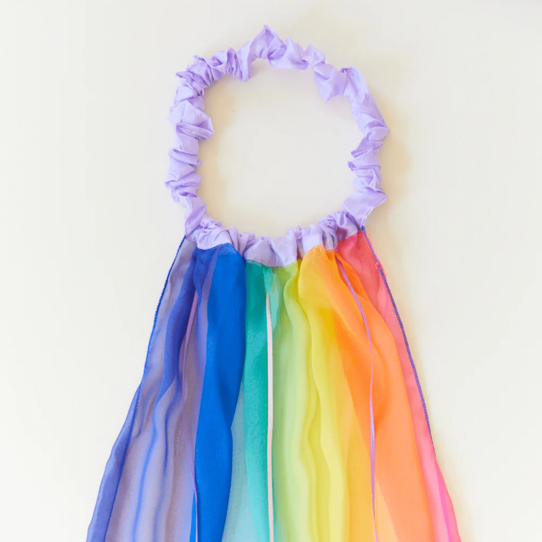 Sarah's Silks Play Silks Silk Georgette Rainbow Veil by Sarah's Silks