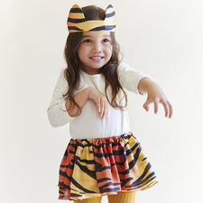 Sarah's Silks Dress Up Play Tiger Dress-up Set by Sarah's Silks 100% Silk Tiger Dress Up Set | Kids Tiger Costume for Magical Play