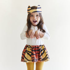 Sarah's Silks Dress Up Play Tiger Dress-up Set by Sarah's Silks 100% Silk Tiger Dress Up Set | Kids Tiger Costume for Magical Play