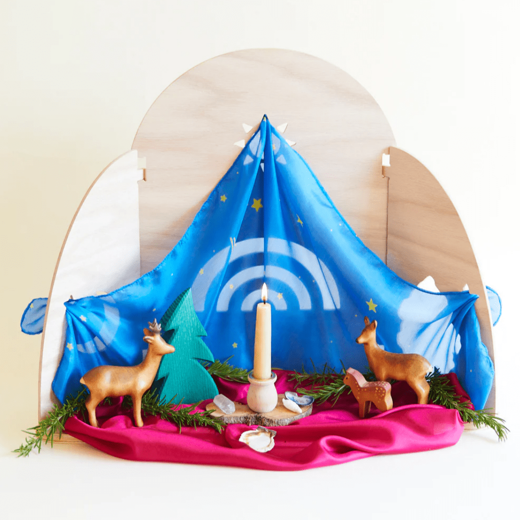 Sarah's Silks Pretend Play Waldorf Nature Table Display by Sarah's Silks