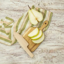 Wooden Caterpillar Wooden Toys Toddler-Safe Wooden Montessori Knife by Wooden Caterpillar Handmade Wooden Toy Mushroom with Screw | Natural  Montessori Learning Toy