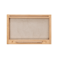 Wooden Story Educational Handmade Montessori Learning Tray by Wooden Story Handmade Wooden Montessori Learning Tray I Eco-Friendly Educational Sand Tray