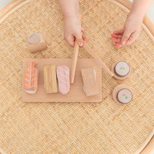 4OurBaby Wooden Toys Handmade Wooden Sushi Set