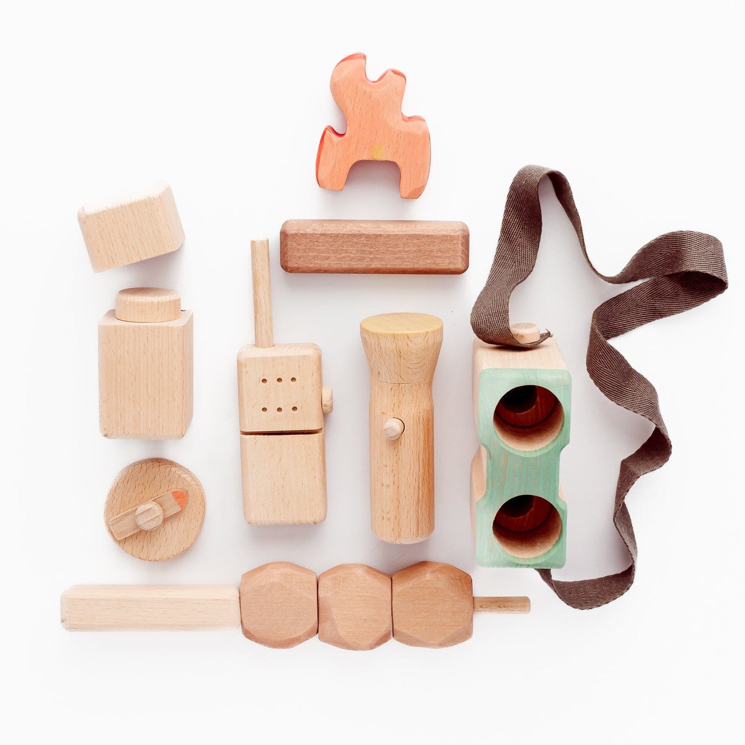 4OurBaby Wooden Toys Wooden Explorer & Camping Set