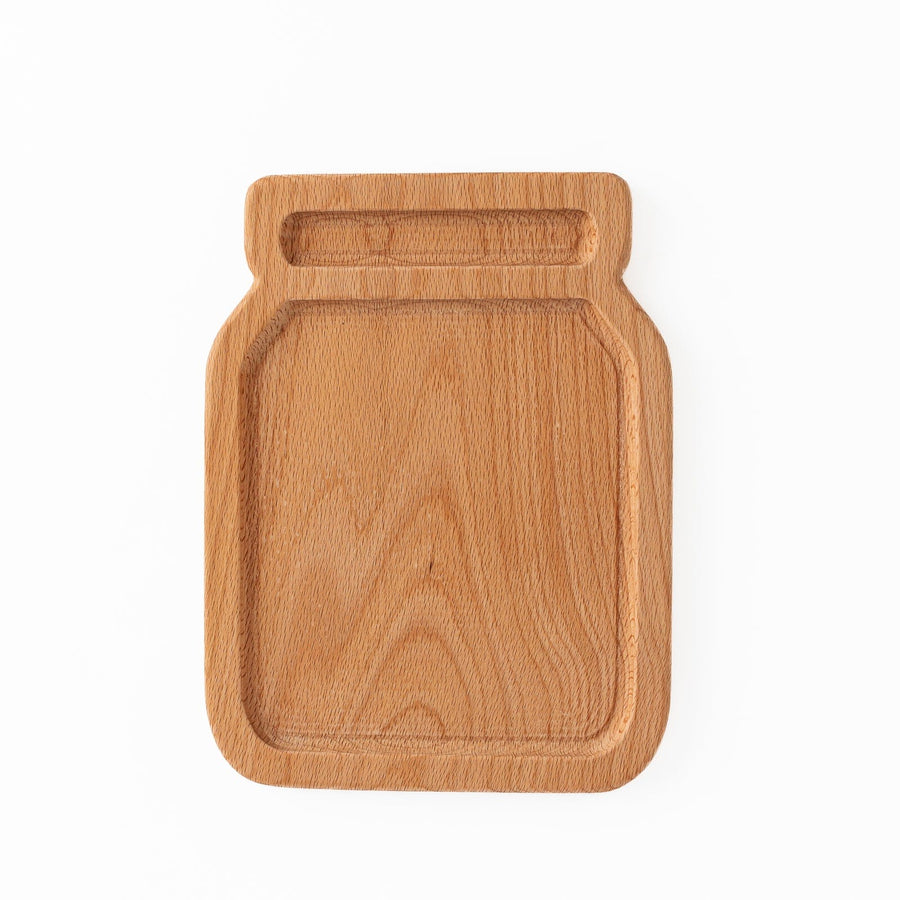 Aw & Co. Sensory Play Large Wooden Jar Plate / Sensory Tray (Made in Canada)