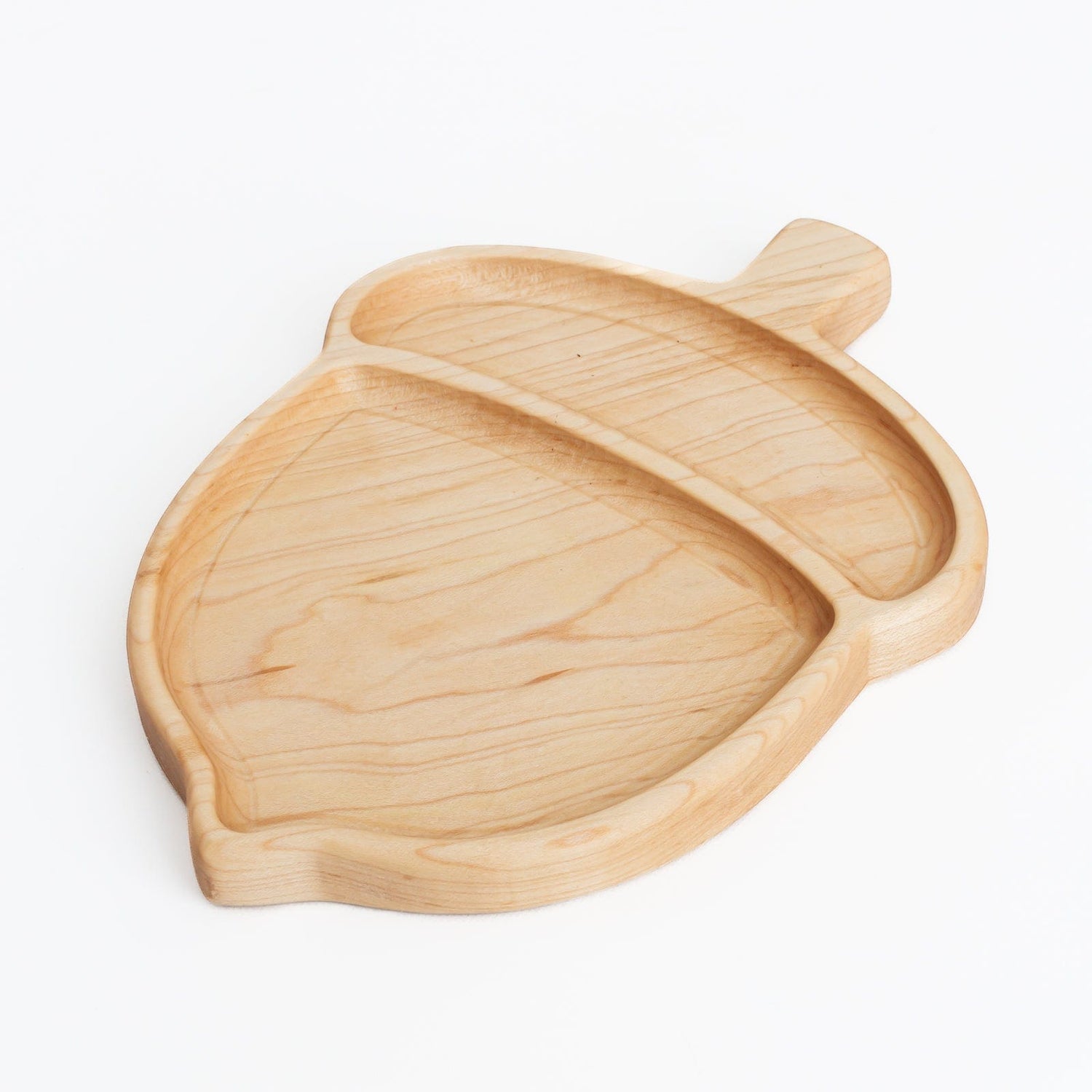 Aw & Co. Sensory Play Wooden Acorn Plate / Sensory Tray (Made in Canada)