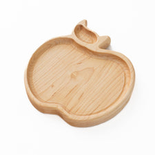Aw & Co. Sensory Play Wooden Apple Plate / Sensory Tray (Made in Canada)